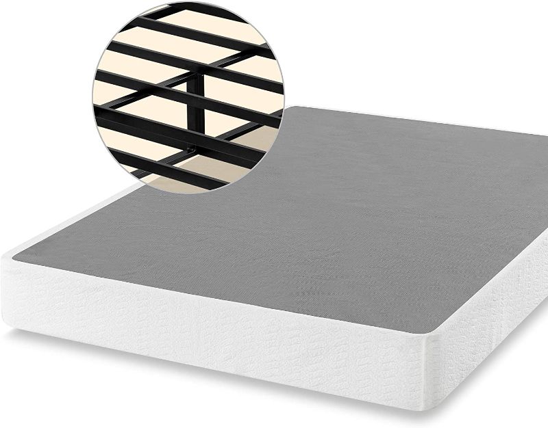 Photo 1 of **UNKNOWN BED SIZE** ZINUS 9 Inch Metal Smart Box Spring / Mattress Foundation / Strong Metal Frame / Easy Assembly
