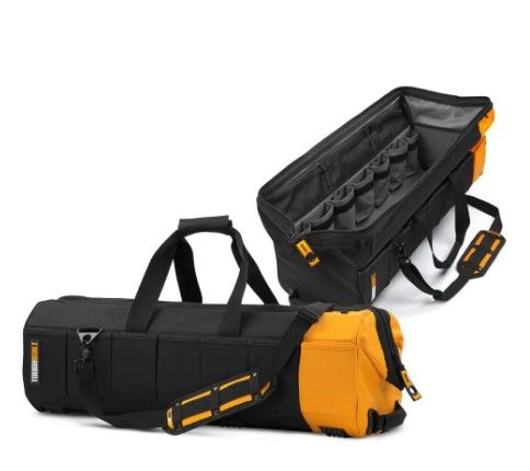 Photo 1 of Massive Mouth 30 in. Tool Bag with 65-Pockets in Black
