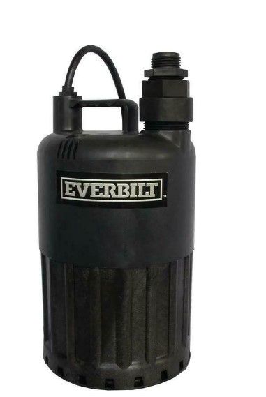 Photo 1 of Everbilt 4/10 HP 3180 GPH Waterfall Utility Pump F3
