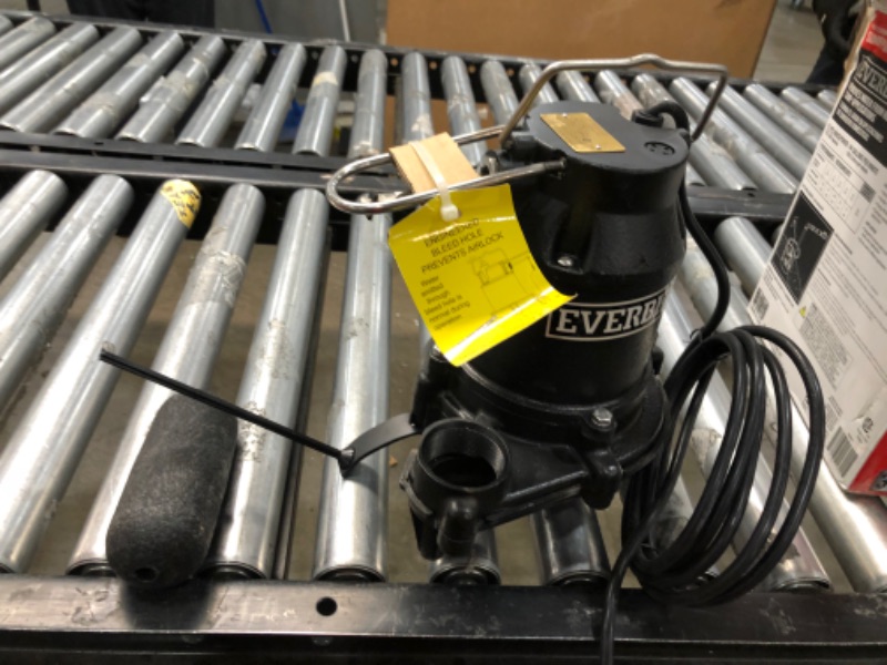Photo 1 of 1/3 HP Cast Iron Sump Pump
