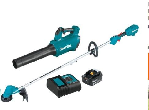 Photo 1 of 18-Volt 4.0 Ah LXT Lithium-Ion (Blower/String Trimmer) Brushless Cordless Combo Kit (2-Piece)
