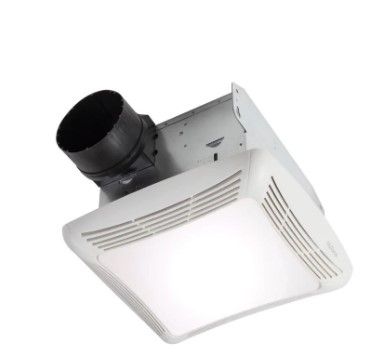 Photo 1 of Broan-NuTone 80 CFM Ceiling Bathroom Exhaust Fan with Light