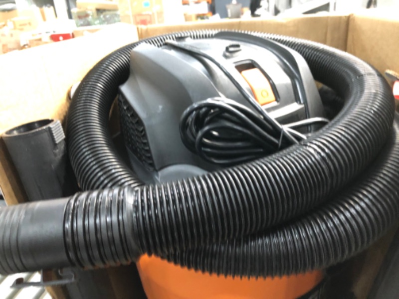 Photo 5 of 12 Gal. 5.0-Peak HP NXT Wet/Dry Shop Vacuum with Filter, Hose and Accessories
