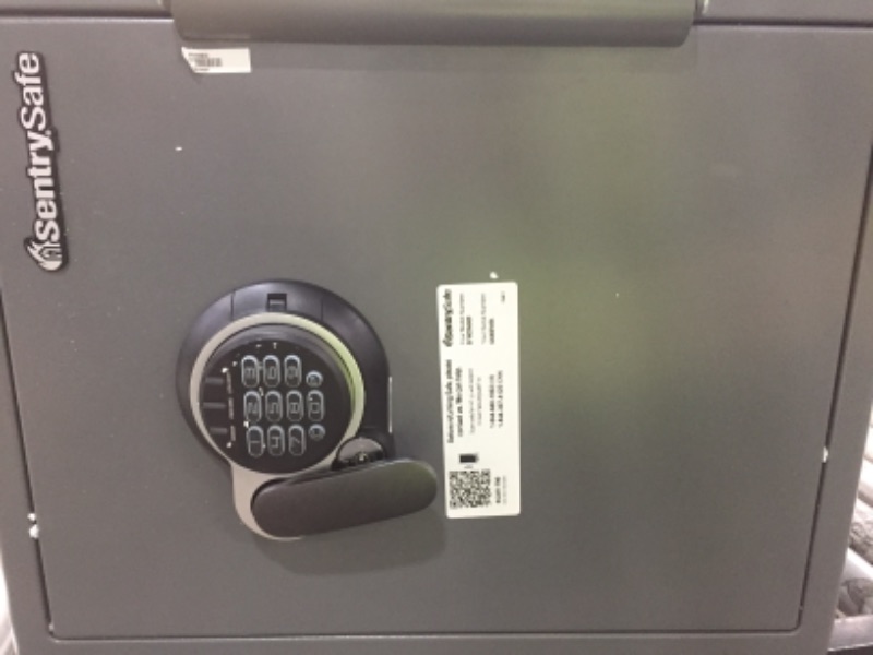 Photo 2 of SentrySafe SFW205GQC Fireproof Safe and Waterproof Safe with Digital Keypad 2.05 Cubic Feet Gray/Black