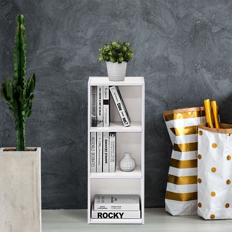 Photo 1 of *READ BELOW** Furinno 11003WH 3-Tier Open Shelf Bookcase, White Color
