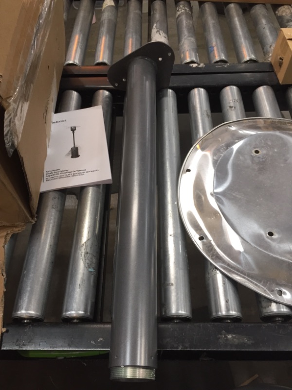 Photo 1 of *READ BELOW** Amazon Basics 46,000 BTU Outdoor Propane Patio Heater with Wheels, Commercial & Residential - Slate Gray
