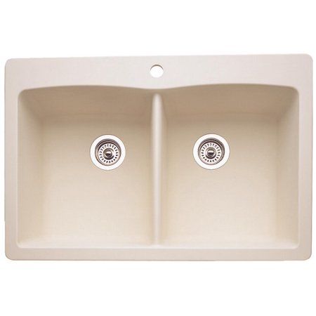 Photo 1 of *READ BELOW** Diamond 440222 Equal Double Dual Deck Undermount Bowl in
