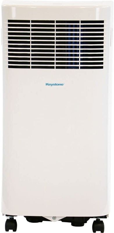 Photo 1 of Keystone 250 5,000 BTU 115V Portable Air Conditioner with I Sense Remote Control for a Room up to 200 Sq. Ft, KSTAP05PHA, White

//POWERS ON
