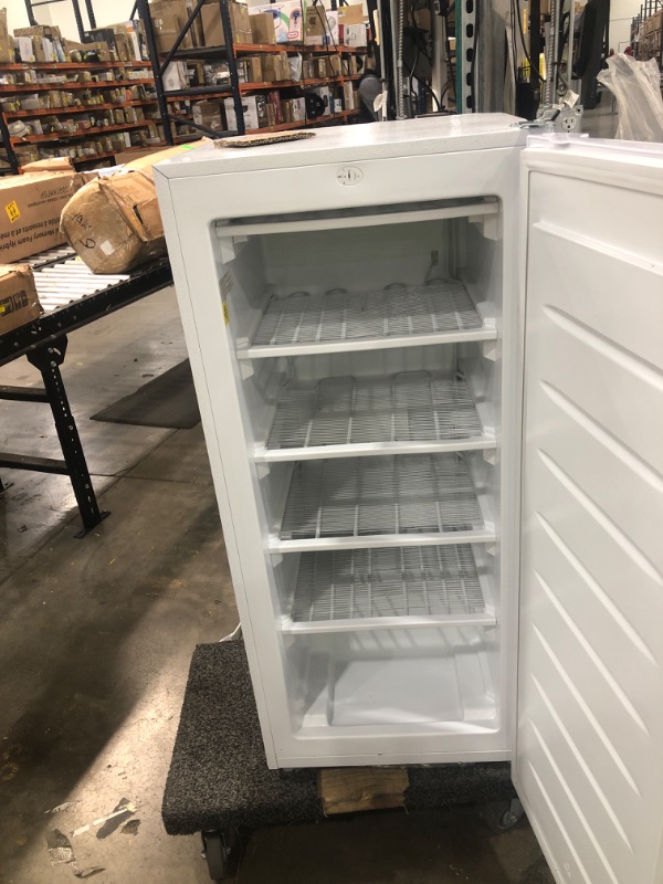 Photo 2 of (PARTS ONLY) Commercial Cool Upright Freezer, Stand Up Freezer 5 Cu Ft with Reversible Door, White
