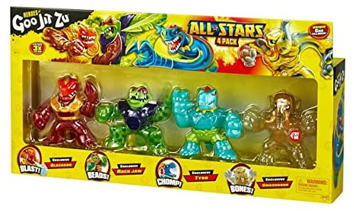 Photo 1 of Heroes of Goo Jit Zu Special Edition Box Set Pack (All Star 4 Pack)
