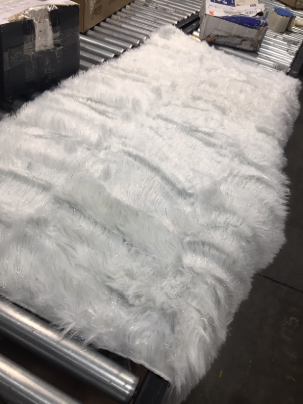 Photo 2 of (Photo For Reference) area rug faux sheepskin 3' x 5'