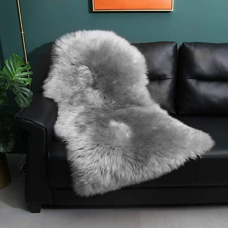 Photo 1 of (Photo For Reference) area rug faux sheepskin 3' x 5'