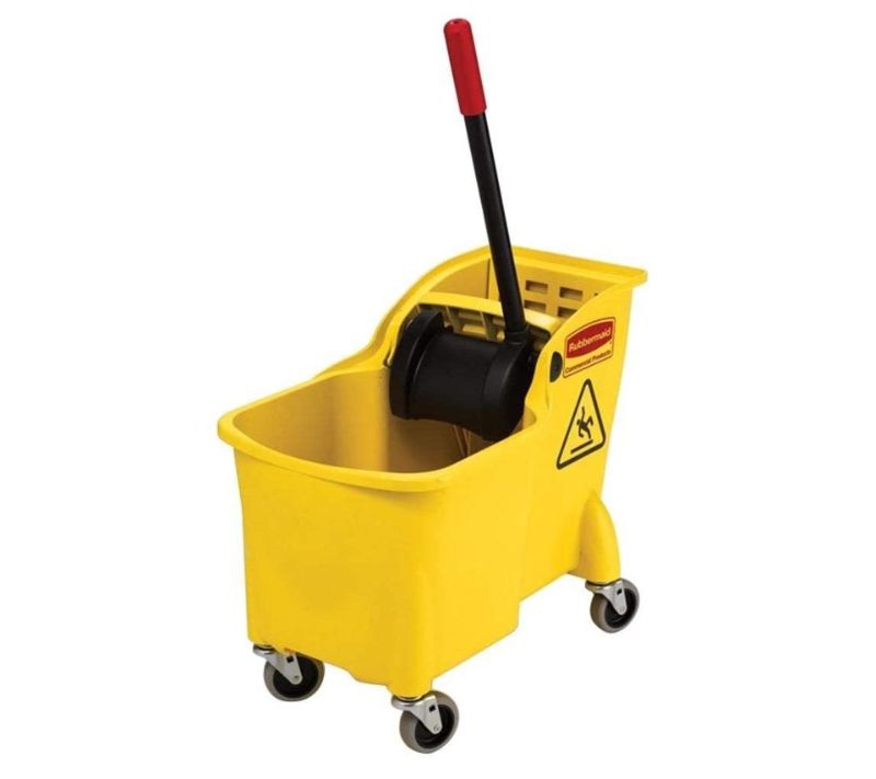 Photo 1 of Rubbermaid Wringer Bucket 31 Qt Yellow
