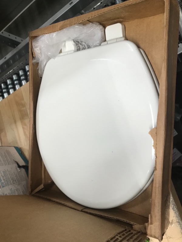 Photo 3 of Mayfair 843SLOW 000 Lannon Toilet Seat Will Slow Close and Never Loosen Durable Enameled Wood