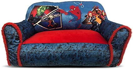 Photo 1 of Marvel Avengers Cozy Double Bean Bag Sofa Chair with Sherpa Trim
