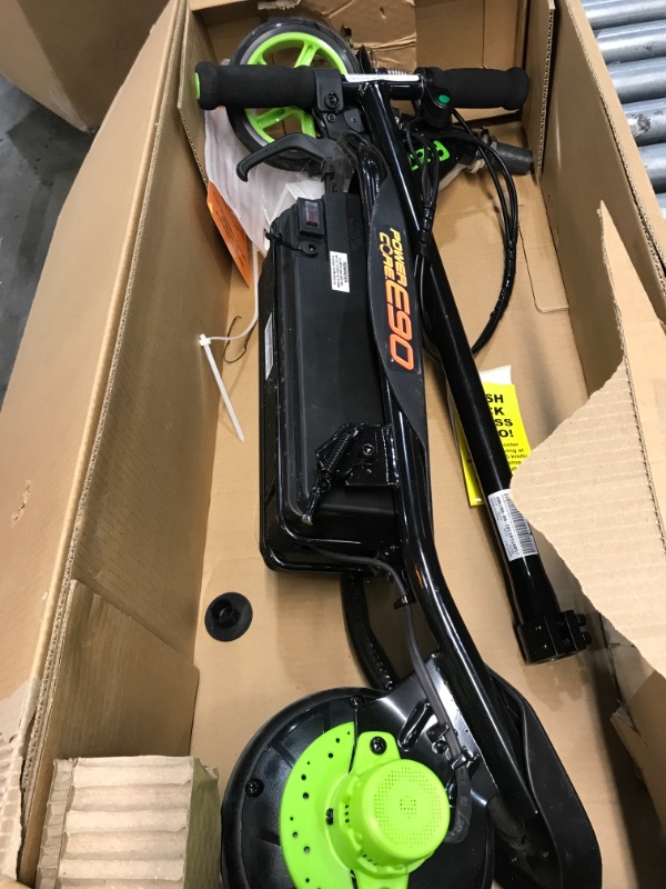 Photo 2 of *FOR PARTS ONLY* Razor Power Core E90 Electric Scooter - Green