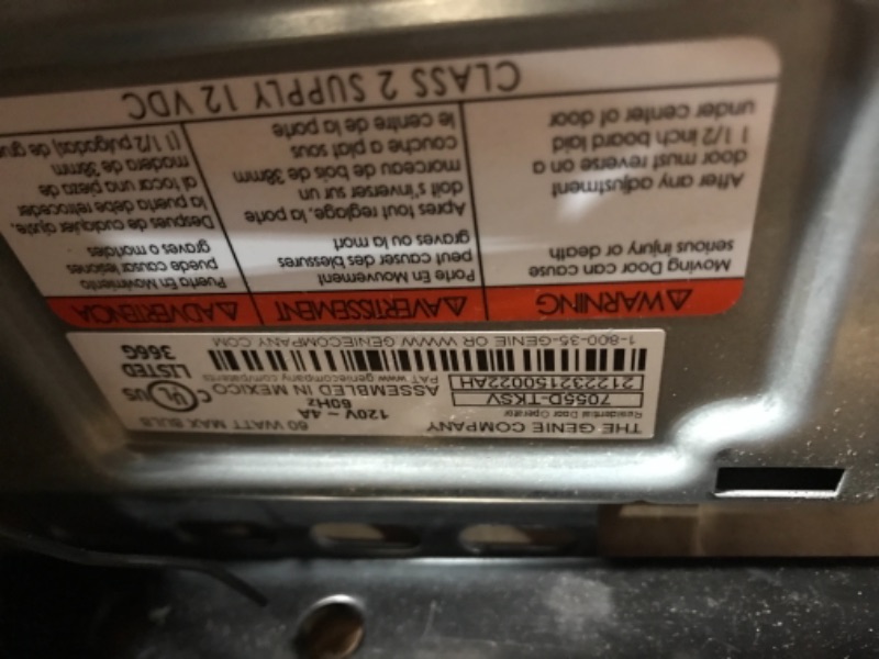 Photo 3 of **INCOMPLETE** Signature Series 1-1/4 HPc Ultra-Quiet Belt Drive Garage Door Opener with Battery Backup
