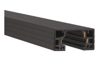 Photo 1 of WAC Lighting HT4-BK 120V 4 Foot H Track with Mounting Hardware, Single Circuit, Black