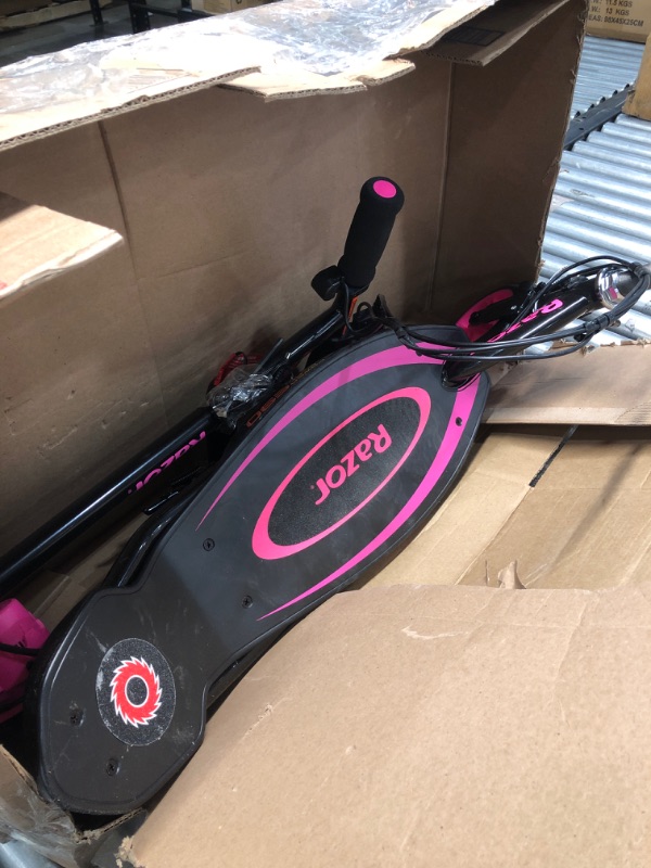 Photo 2 of ***BATTERY IS BAD//PARTS ONLY*** Razor Power Core E90 Electric Scooter - Hub Motor, Up to 10 mph and 80 min Ride Time, for Kids 8 and Up
