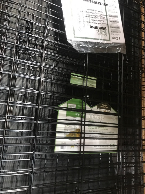 Photo 1 of MidWest iCrate Double Door Fold & Carry Dog Crate, 36" x 23" x 25"