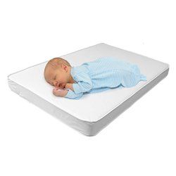 Photo 1 of Baby Crib Mattress Bed Pad: Firm 15 X 33 Foam Bedding With Waterproof Vinyl Top
