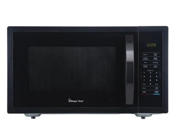 Photo 1 of Magic Chef
1.6 cu. ft. Countertop Microwave in Black with Gray Cavity