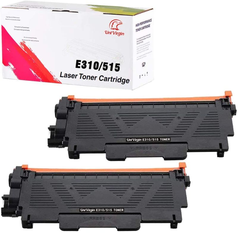 Photo 1 of Compatible E310 Toner Cartridge Replacement for Use in Dell E514dw Dell E515dw Dell E515dn for Brother E310 E514 E515 E310dw(Black,2-Pack)
