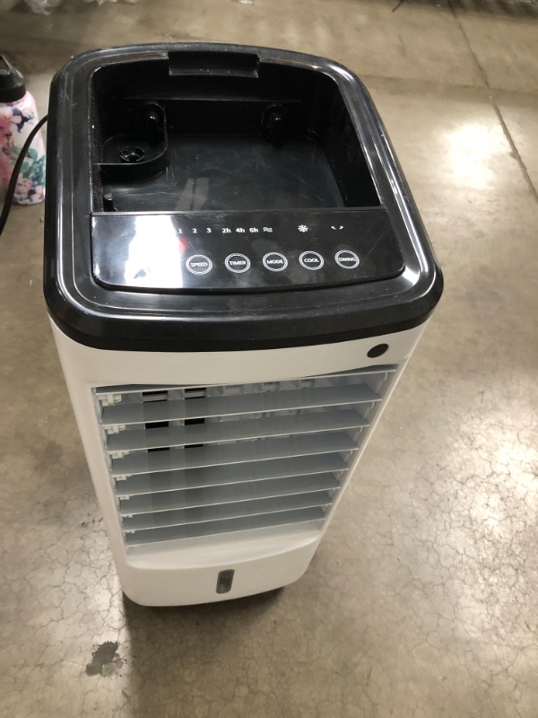 Photo 2 of COMFYHOME 3-IN-1 Portable Air Cooler, Evaporative Air Cooler w/Cooling ? Humidifier, 3 Wind Speeds, 4 Casters, 65° Oscillation, 12H Timmer? Remote, 455 CFM, Cools 170 Square Feet for Room Office
