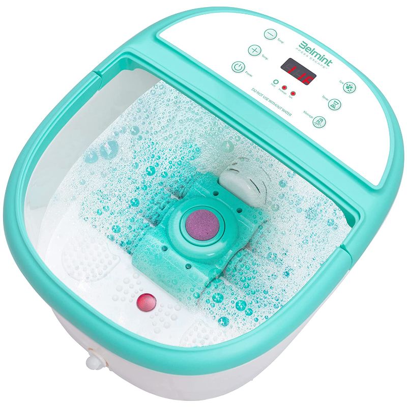 Photo 1 of Pedicure Foot Spa - Heated Foot Bath Spa, Foot Soak Tub, Foot Spa Soak - Tall Pedicure Foot Soak with Shiatsu Massage and Callus Remover - Foot Massager Spa for Tired and Sore Feet
