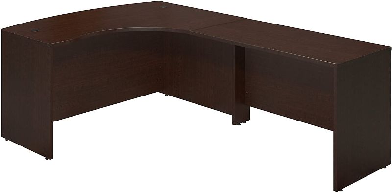 Photo 1 of **box 1 of 2** Bush Business Furniture Series C Elite 60W x 43D Right Hand Bowfront Desk Shell with 48W 
