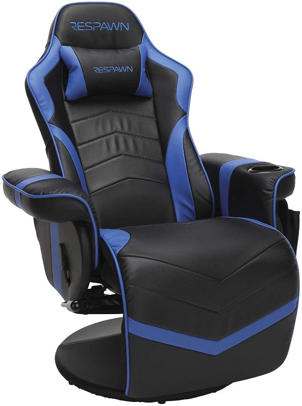 Photo 1 of RESPAWN RSP-900 Racing Style, Reclining Gaming Chair, 35.04" - 51.18" D x 30.71" W x 37.01" - 44.88" H blk