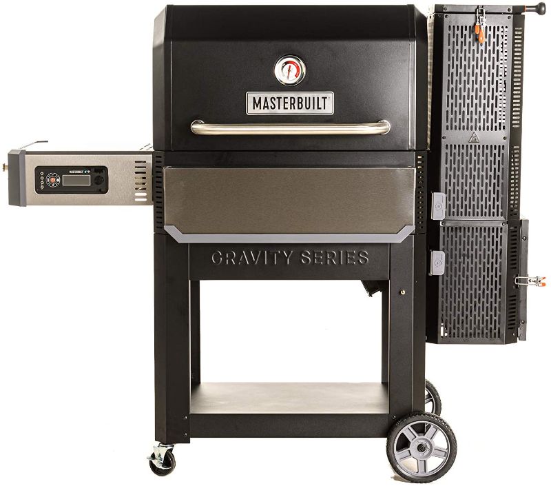 Photo 1 of **PARYS ONLY** Masterbuilt MB20041220 Gravity Series 1050 Digital Charcoal Grill + Smoker, 202.9 lbs, Black
