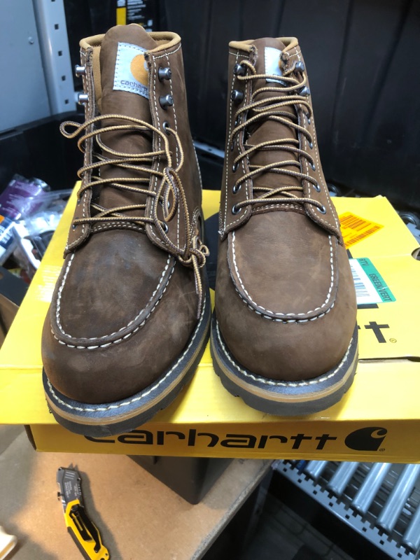 Photo 4 of ***INCOMPLETE***
Carhartt Men's 6 Inch Waterproof Wedge Soft Toe Work Boot
SIZE MEN 9 
TWO LEFT BOOTS