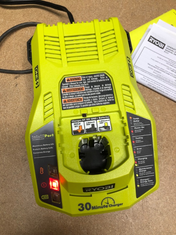 Photo 3 of RYOBI ONE+ 18V Dual Chemistry IntelliPort Charger
