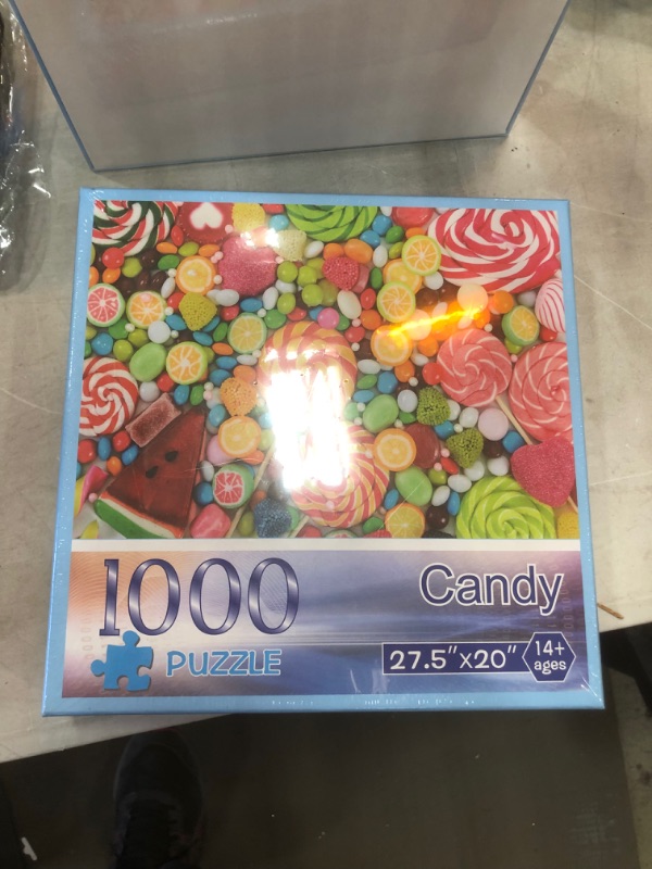 Photo 2 of Conzy Puzzles for Adults 1000 Pieces Candy Jigsaw Puzzles for Adults, Teens, Kids Aged 12 Years Old and up Educational Gift Home Décor
