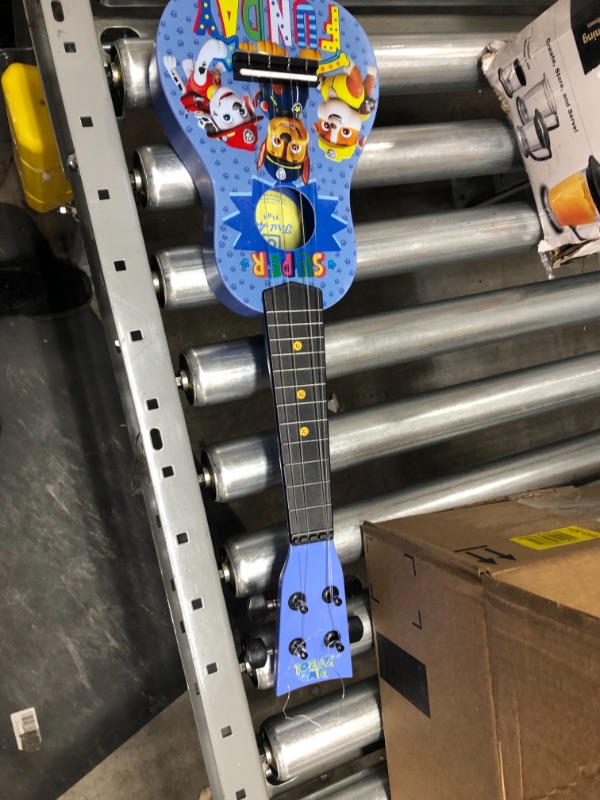 Photo 4 of First Act Paw Patrol Ukulele, with Nylon Strings, Tuning Gears, Feat. Chase, Marshall and Rubble – Ukulele for Beginners, Musical Instruments for Toddlers
