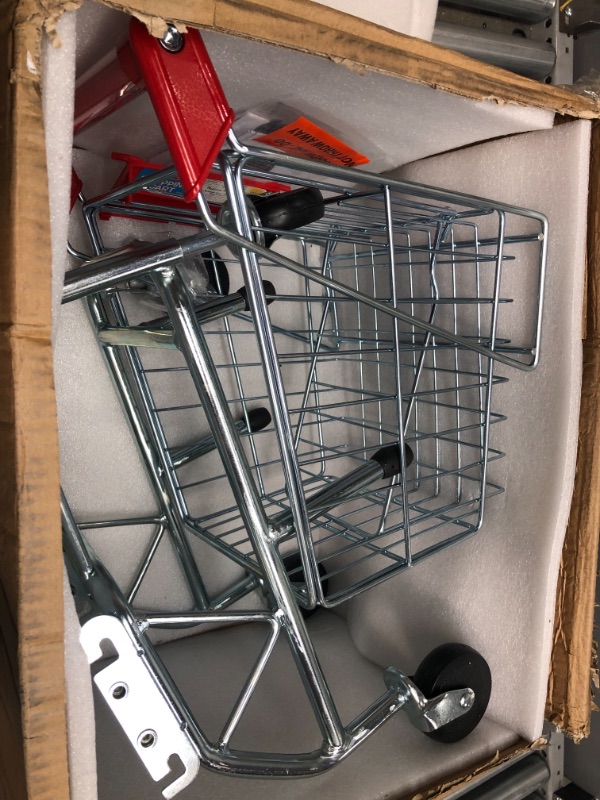 Photo 2 of Melissa & Doug Shopping Cart Toy, Metal Grocery Wagon | Quill
