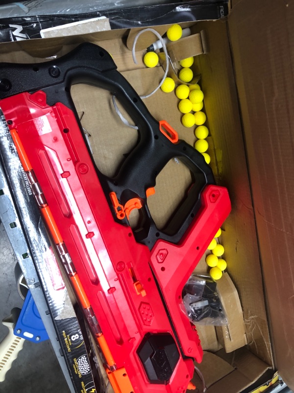 Photo 2 of Nerf Rival Nemesis MXVII-10K, Red (Amazon Exclusive), Frustration-Free Packaging
