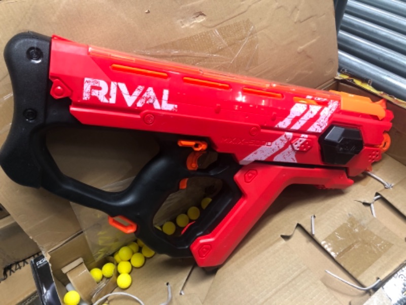 Photo 3 of Nerf Rival Nemesis MXVII-10K, Red (Amazon Exclusive), Frustration-Free Packaging
