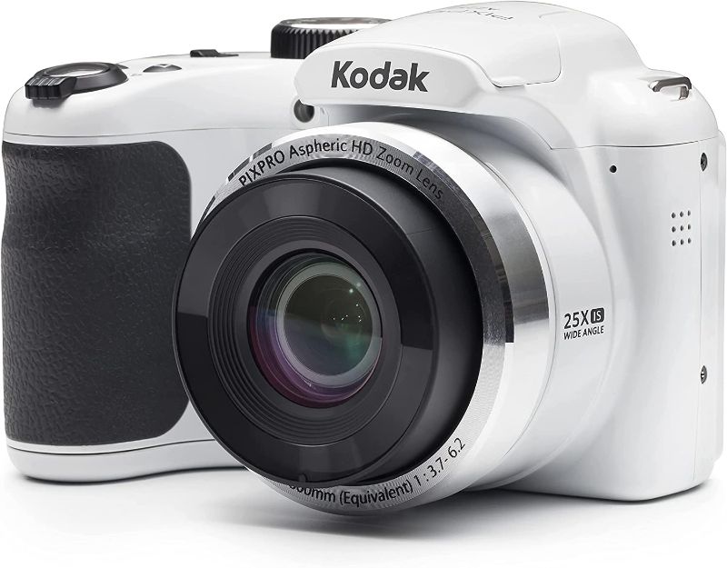 Photo 1 of Kodak PIXPRO Astro Zoom AZ252-WH 16MP Digital Camera with 25X Optical Zoom and 3" LCD (White)
