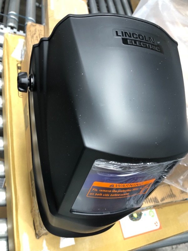 Photo 4 of Lincoln Electric Lincoln Electric Welding Helmet Kit: Auto-Darkening, Black, W9 to W13, 3.82 in x 1.73 in, Analog