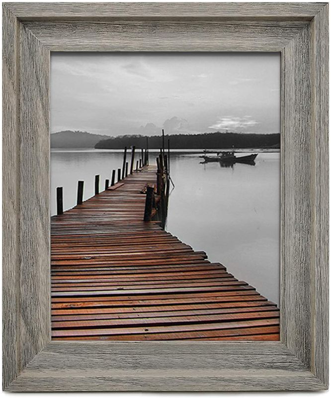 Photo 1 of (SIMILAR) Eosglac 11x14 Picture Frame, Wooden Frames with Plexiglass Front for Wall Mounting Display, Weathered Gray