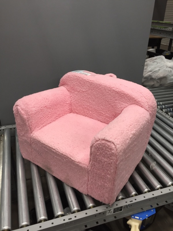 Photo 2 of Delta Children Cozee Sherpa Chair, Pink
