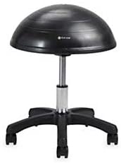 Photo 1 of ***PARTS ONLY***
Gaiam Balance Ball Chair Stool, Half-Dome Stability Ball Adjustable Tall Office
