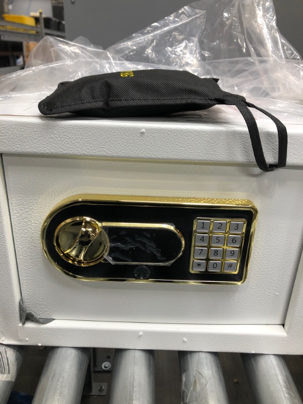 Photo 2 of 1.2Cub Fireproof Safe with Waterproof Fireproof Money Bag, Safe Box with Digital Keypad Key and Emergency Battery Box, Home Safe for Cash, Jewellery, Important Documents, Guns or Medicines