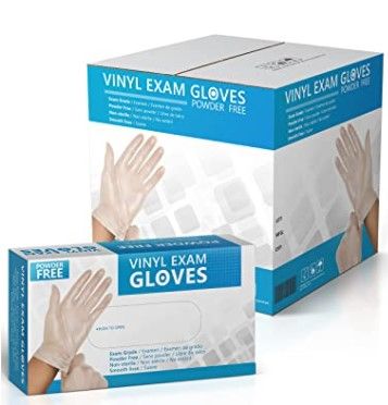 Photo 1 of SMALL
Vinyl Gloves Case Strong 4 MIL Latex Free Powder Free 10 Boxes| 1000 Gloves
