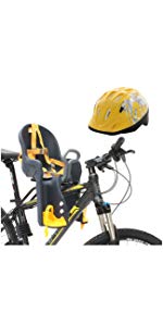 Photo 1 of (DAMAGED SIDE OF HANDLE) 
CyclingDeal Kids USA Standard Rear Bicycle Carrier Baby Seat
