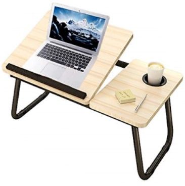 Photo 1 of (CORNER/EDGE DAMAGES) 
bed desk with cup holder
