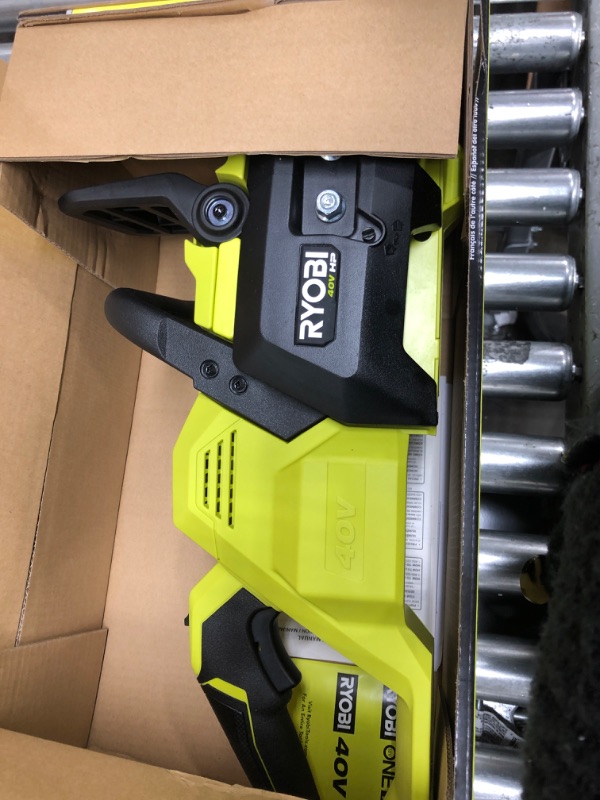 Photo 3 of ***FACTORY SEALED*** RYOBI 40-Volt HP Brushless 14 in. Electric Cordless Chainsaw (Tool Only) RY405010 (Bulk Packaged)