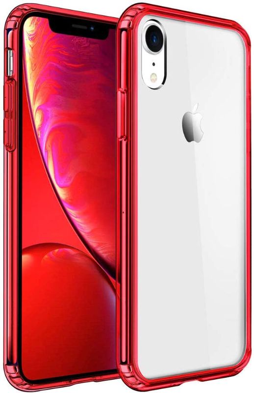 Photo 1 of Mkeke Compatible with iPhone Xr Case,Clear Anti-Scratch Shock Absorption Cases for 6.1 Inch (Red)
PACK OF 2